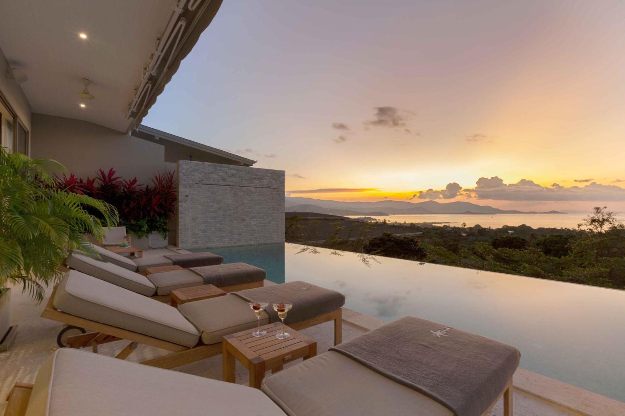 Sunset Estates - Samui Luxury Villas Choeng Mon Exterior foto
